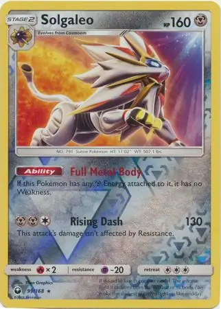 Solgaleo, catalogue front