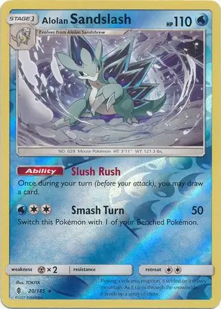 Alolan Sandslash, catalogue front