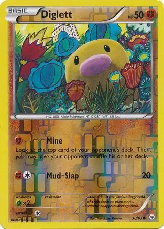 Diglett, catalogue front