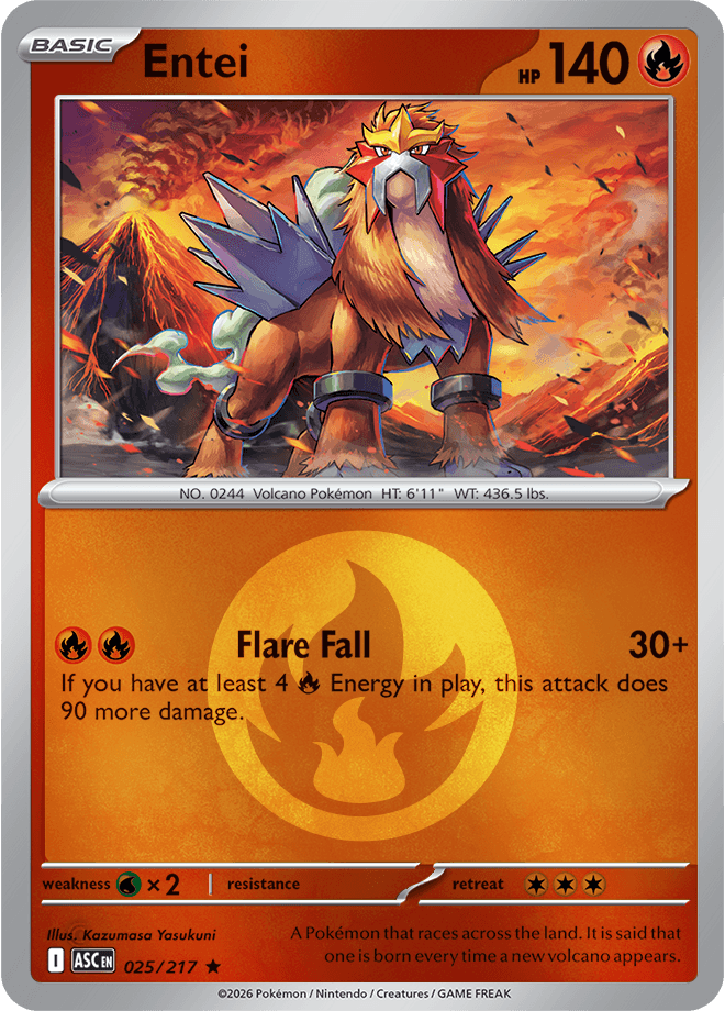 Entei, catalogue front
