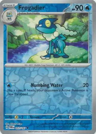 Frogadier, catalogue front