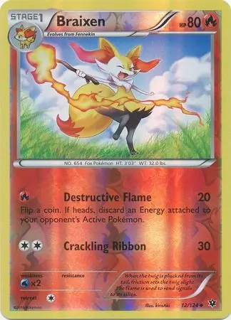 Braixen, catalogue front