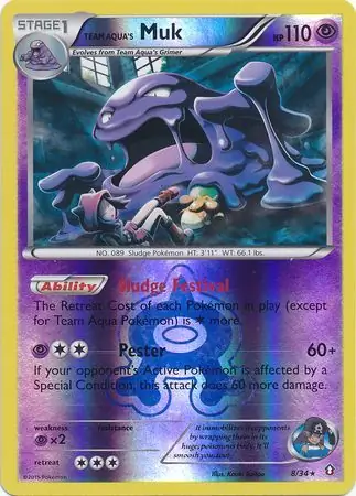 Team Aqua's Muk, catalogue front