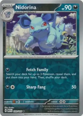Nidorina, catalogue front