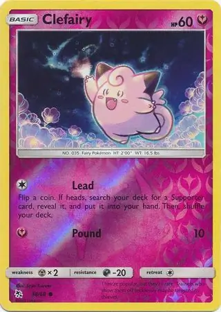 Clefairy, catalogue front