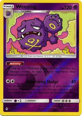 Weezing, catalogue front