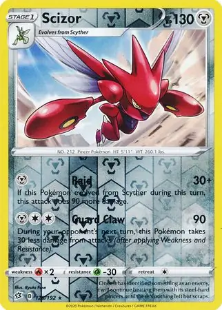 Scizor, catalogue front