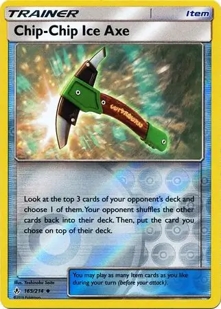 Chip-Chip Ice Axe, catalogue front