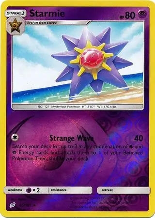 Starmie, catalogue front