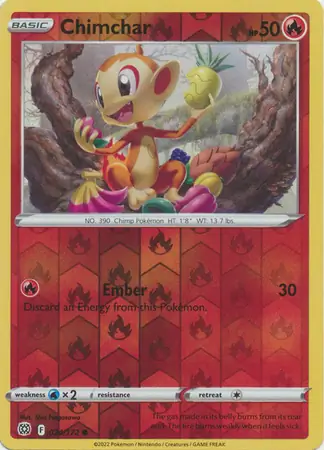 Chimchar, catalogue front
