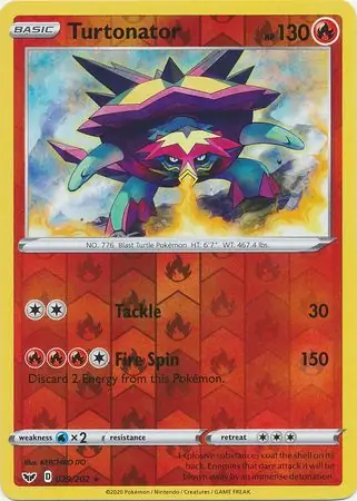 Turtonator, catalogue front