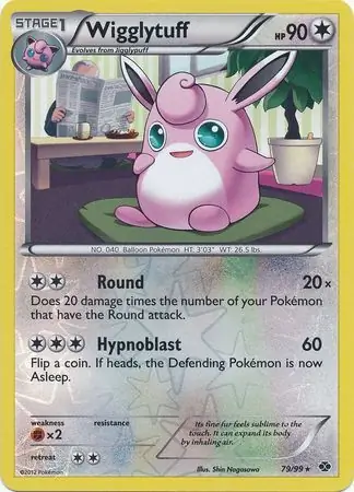 Wigglytuff, catalogue front