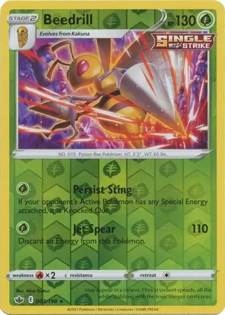 Beedrill, catalogue front