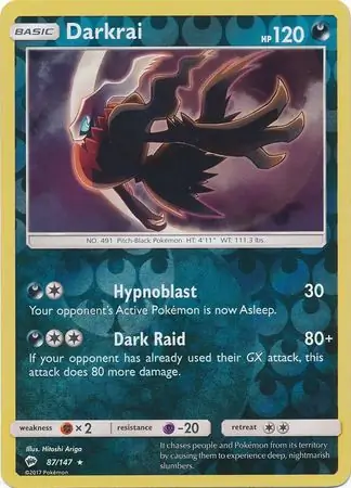 Darkrai, catalogue front