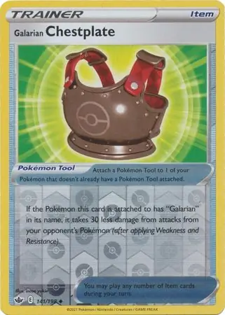 Galarian Chestplate, catalogue front