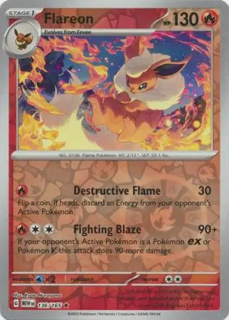 Flareon, catalogue front