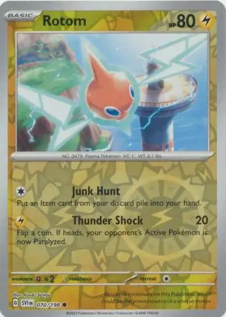 Rotom, catalogue front