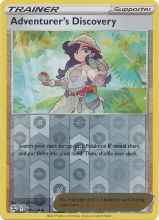 Adventurer's Discovery, catalogue front