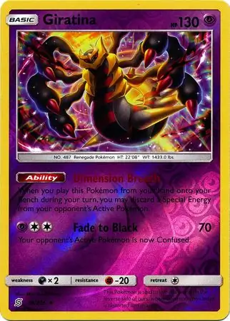 Giratina, catalogue front