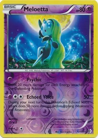 Meloetta, catalogue front