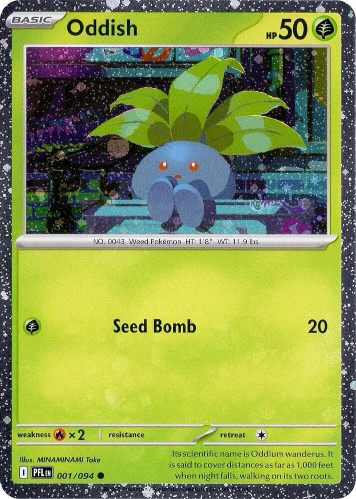 Oddish, catalogue front