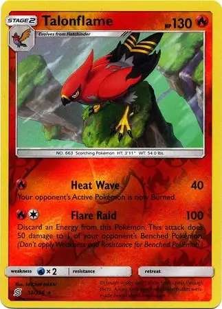 Talonflame, catalogue front
