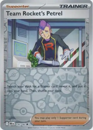 Team Rocket's Petrel, catalogue front