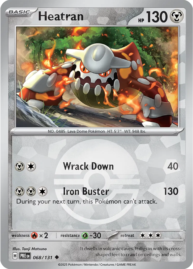 Heatran, catalogue front
