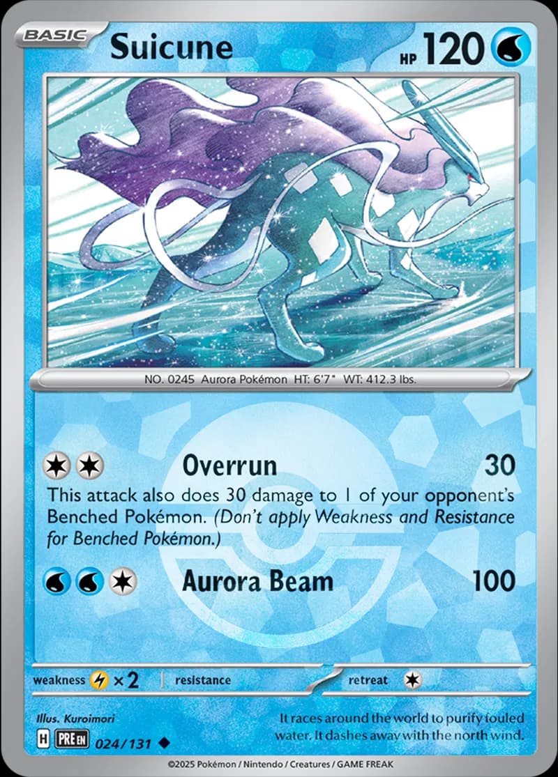 Suicune, catalogue front