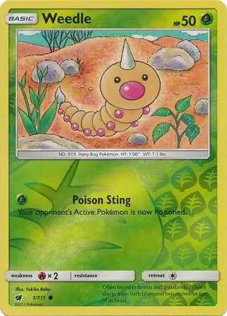 Weedle, catalogue front