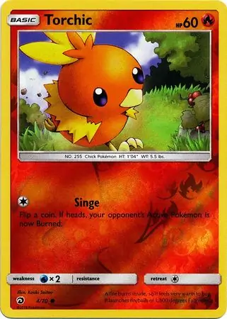 Torchic, catalogue front