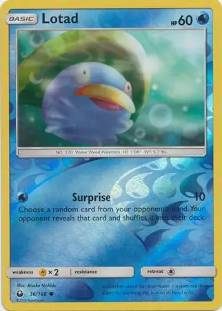 Lotad, catalogue front