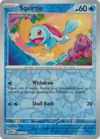 Squirtle, catalogue front