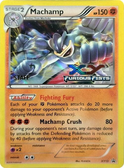 Machamp, catalogue front