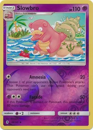 Slowbro, catalogue front