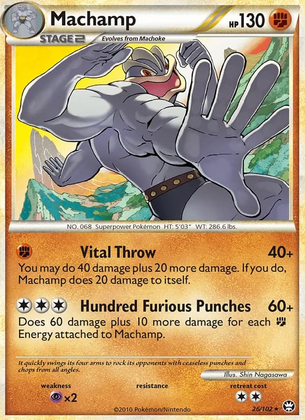 Machamp, catalogue front