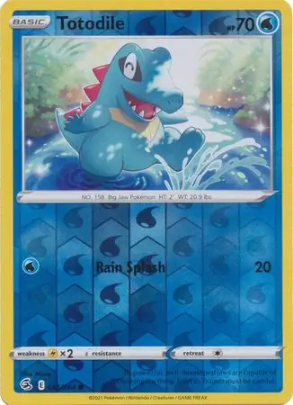 Totodile, catalogue front