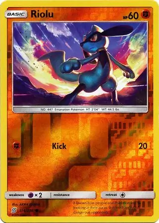 Riolu, catalogue front