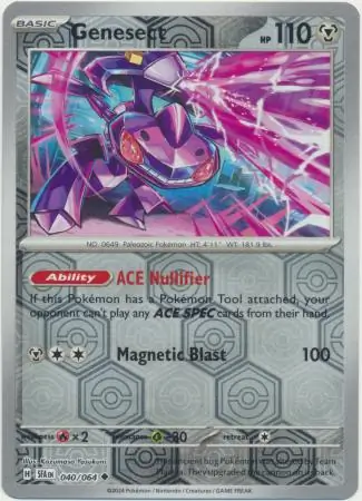 Genesect, catalogue front