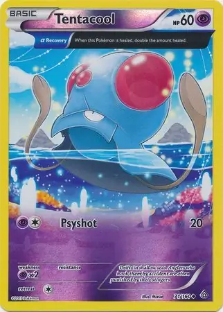 Tentacool, catalogue front