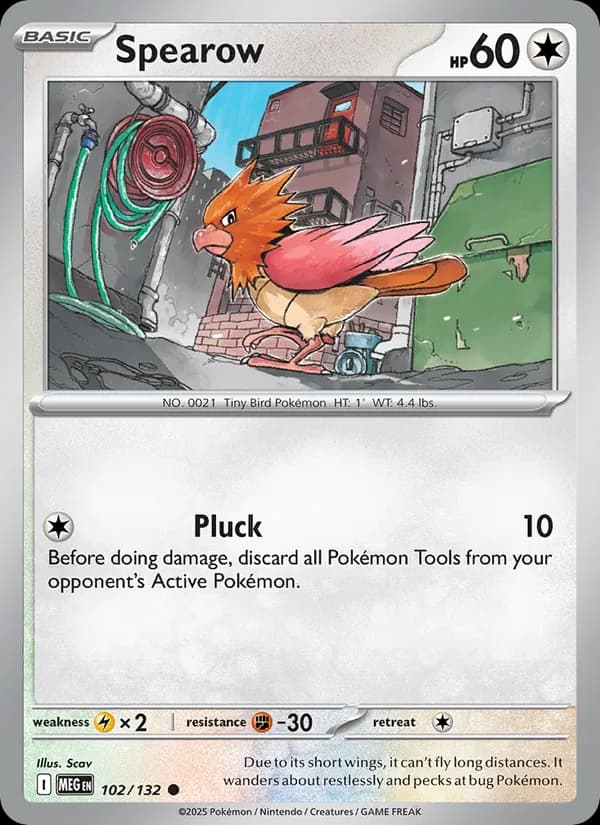Spearow, catalogue front