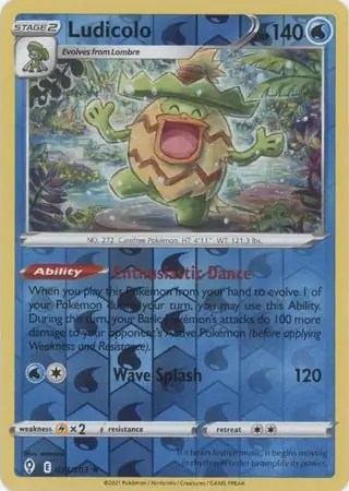 Ludicolo, catalogue front