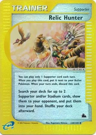 Relic Hunter, catalogue front