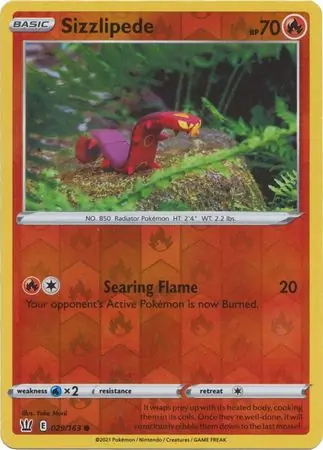 Sizzlipede, catalogue front