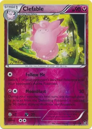 Clefable, catalogue front