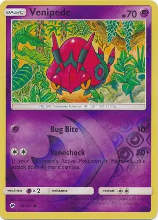 Venipede, catalogue front