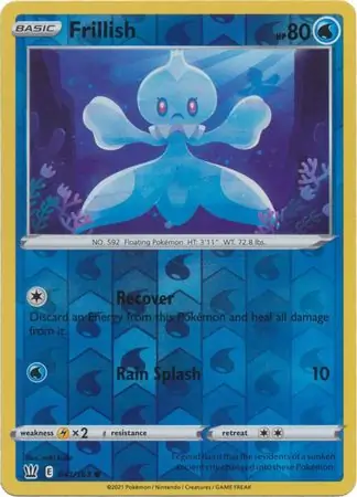 Frillish, catalogue front
