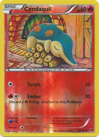 Cyndaquil, catalogue front