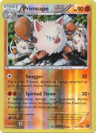 Primeape, catalogue front