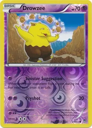 Drowzee, catalogue front
